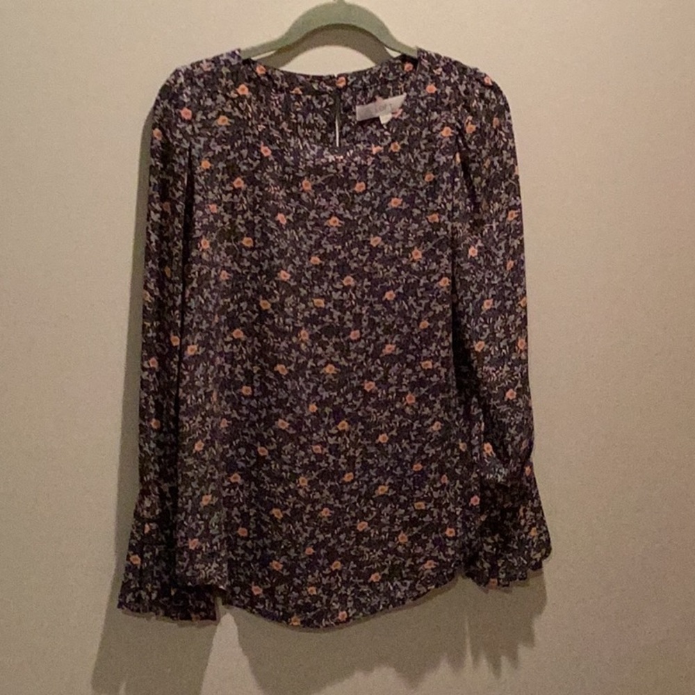 Loft Floral Long Sleeve Women's Top